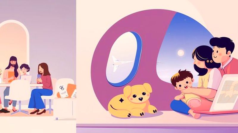 Una escena familiar explora viajes pacíficos