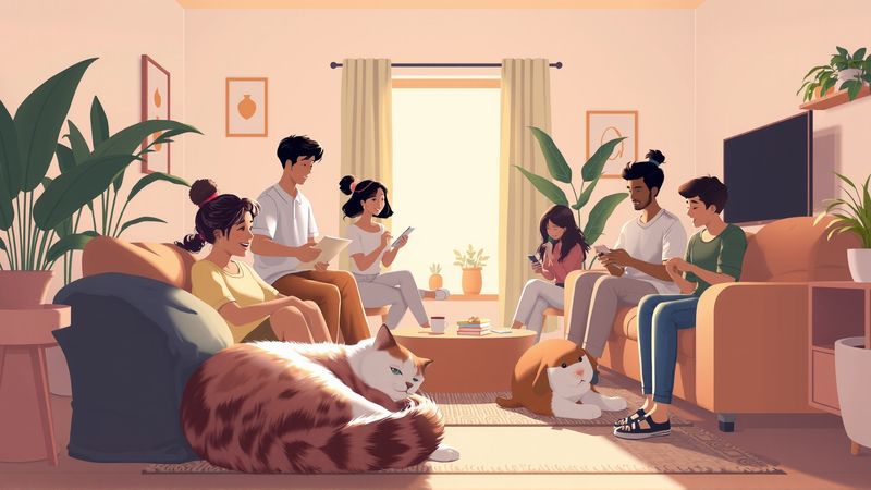 Un hogar tranquilo une a sus habitantes