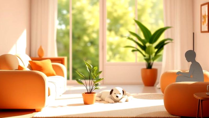 Un hogar cálido irradia paz y confort