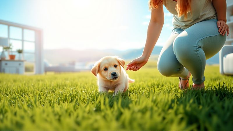 Un cachorro dorado transmite confianza y alegría