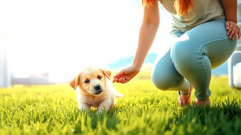 Un cachorro dorado transmite confianza y alegría