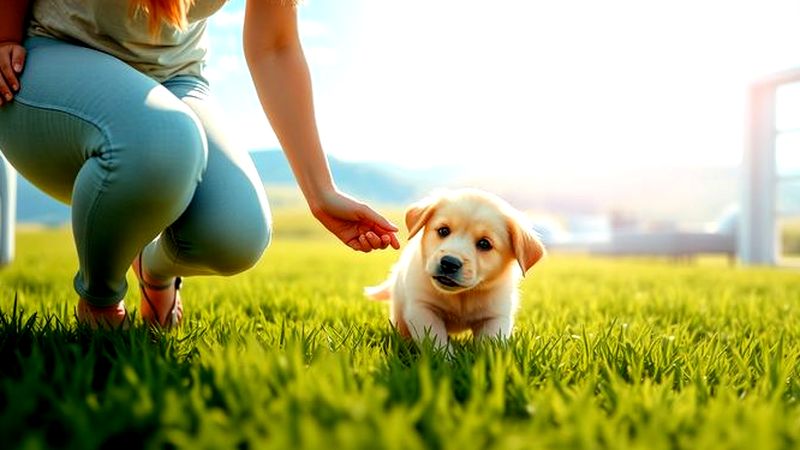 Un cachorro dorado transmite confianza y alegría