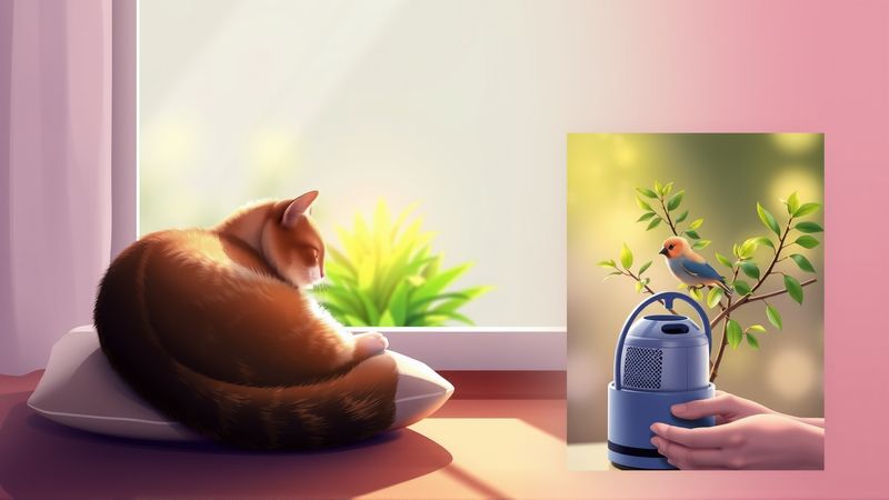 Un gato feliz en un espacio cálido