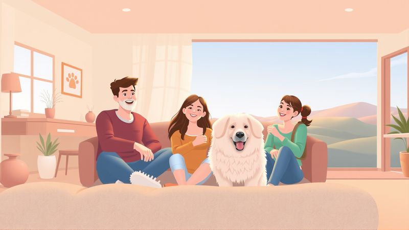 Una familia feliz viaja en armonía