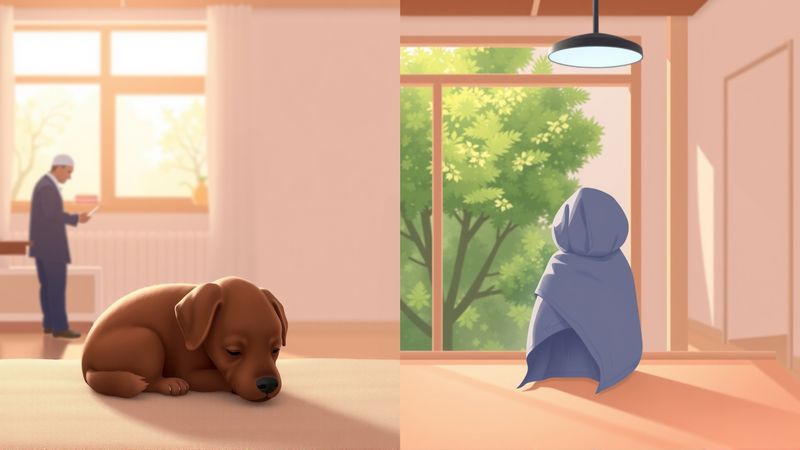 Un ambiente tranquilo observa cuidado y confort