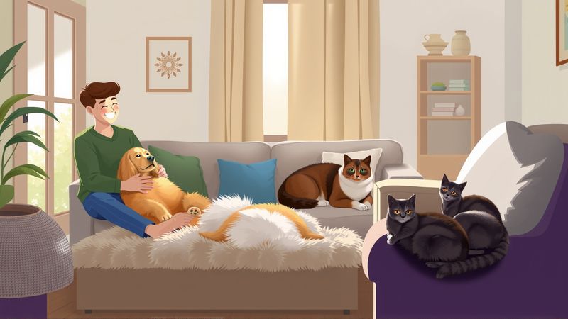 Un hogar tranquilo y feliz
