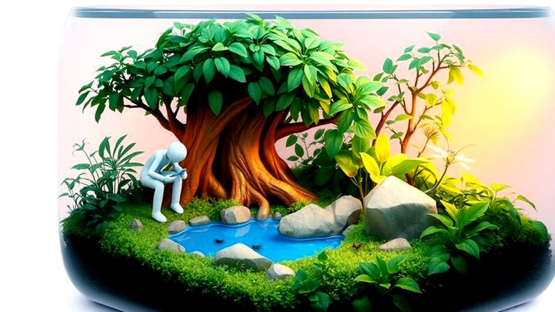 Un terrario sereno