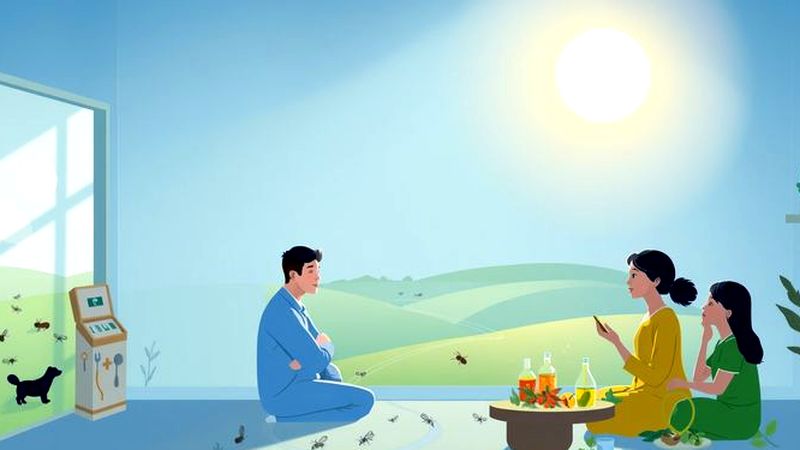 Un grupo diverso aprende sobre bienestar natural
